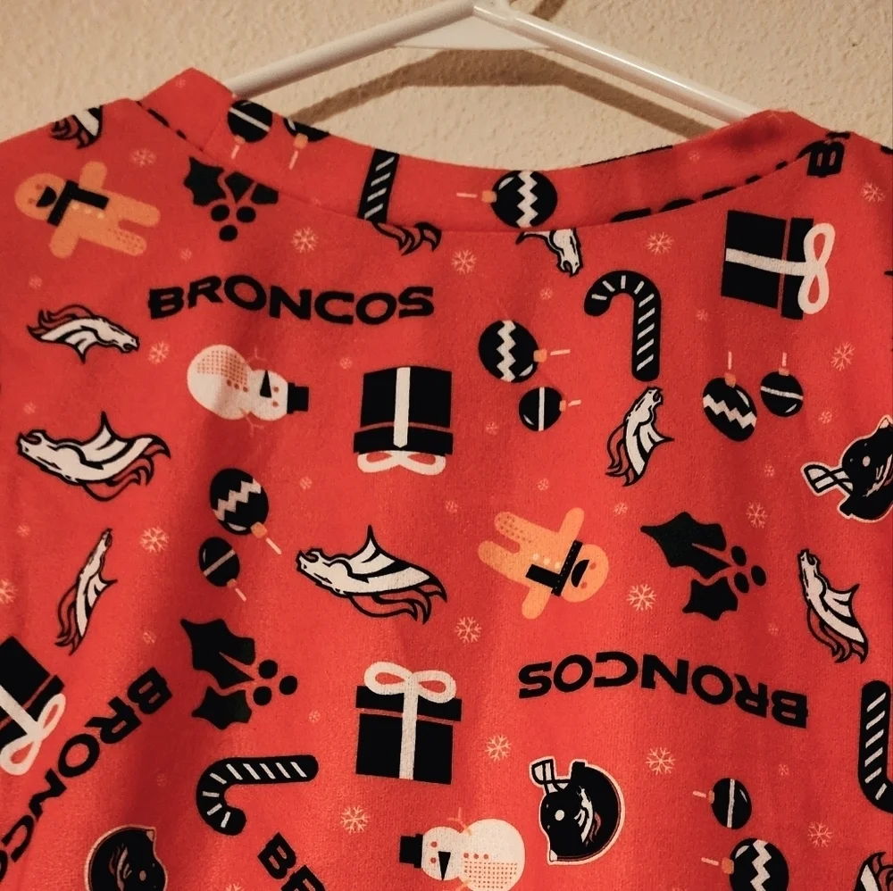 NFL Denver Broncos Football Pajamas Christmas Youth Sz XL 16-18 NWT